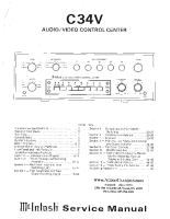 McIntosh C-34-V - Service manual